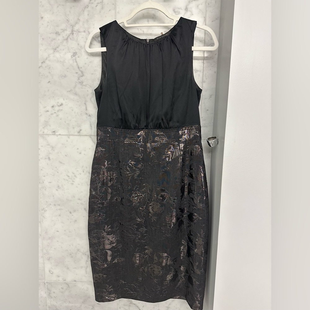 Elie Tahari black cocktail dress